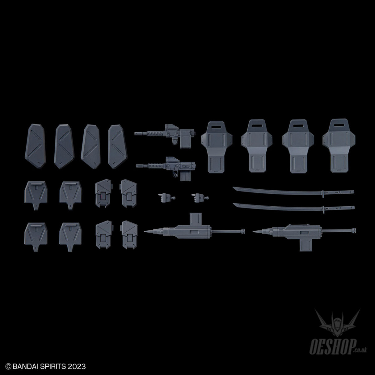 1/72 HG Kyoukai Senki Amaim Warrior At The Borderline Weapon Set 5 Scale Model Kits