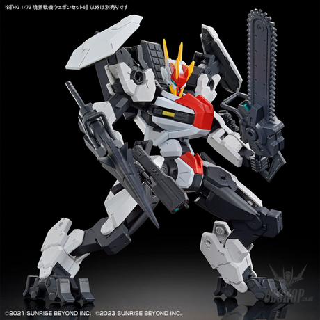 1/72 HG Kyoukai Senki Amaim Warrior At The Borderline Weapon Set 6 Scale Model Kits