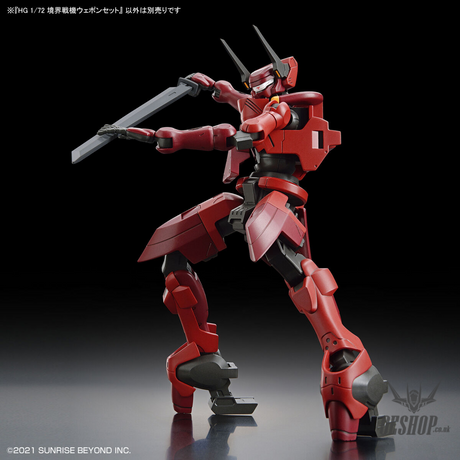 1/72 HG Kyoukai Senki Amaim Warrior At The Borderline Weapon Set Scale Model Kits