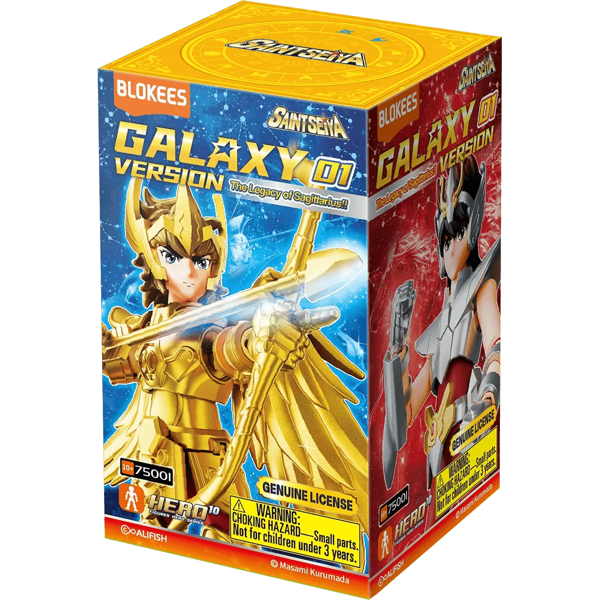 Blokees Saint Seiya Galaxy Version 01 The Legacy of Sagittarius Action Figure Model Kit Blind Box 75001
