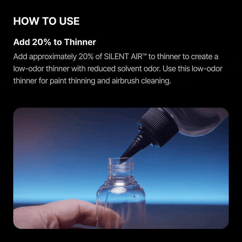 Gunprimer SILENT AIR Low-Odor Airbursh Additive 50ml STA-A55-50