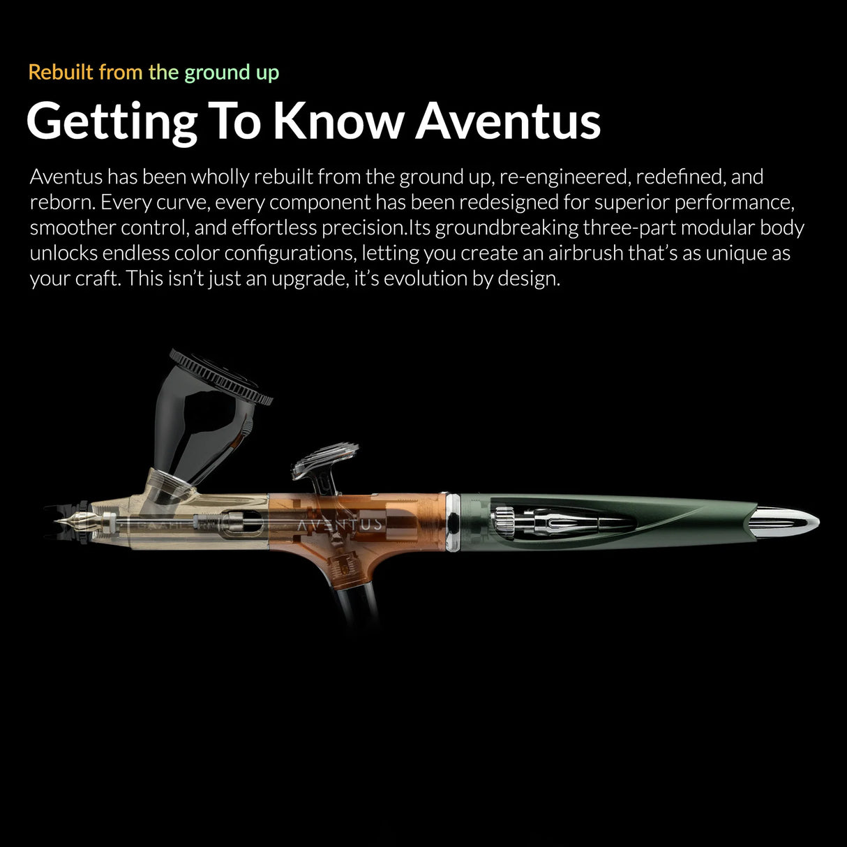 Gaahleri Ace Series Aventus Verdant Ember 0.2 & 0.4mm Airbrush