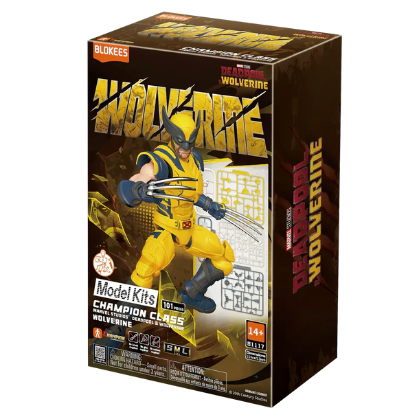 Blokees Marvel Infinity Saga Champion Class 05 Wolverine Model Kit 81117