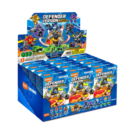Blokees Transformers Galaxy Version Defender 03 Heavy Metal War Model Kits Figure Blind Box