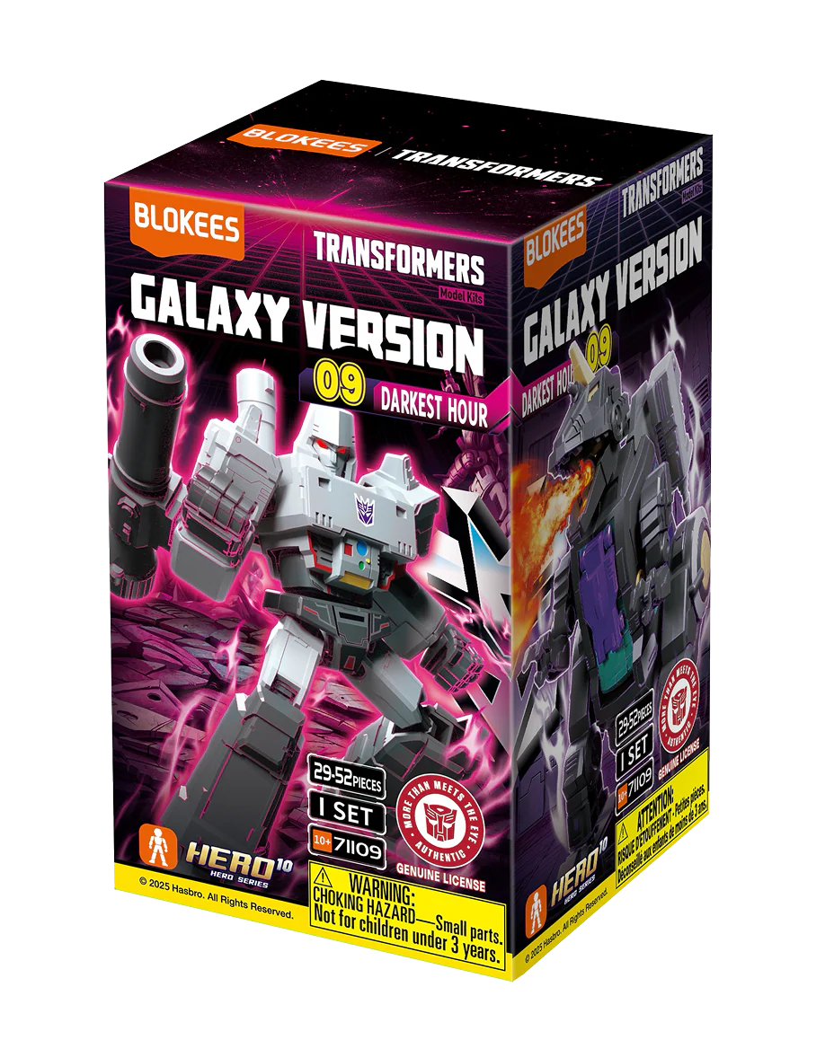 Blokees Transformers Galaxy Version 09 Darkest Hour Action Figure Model Kit Blind Box 71109