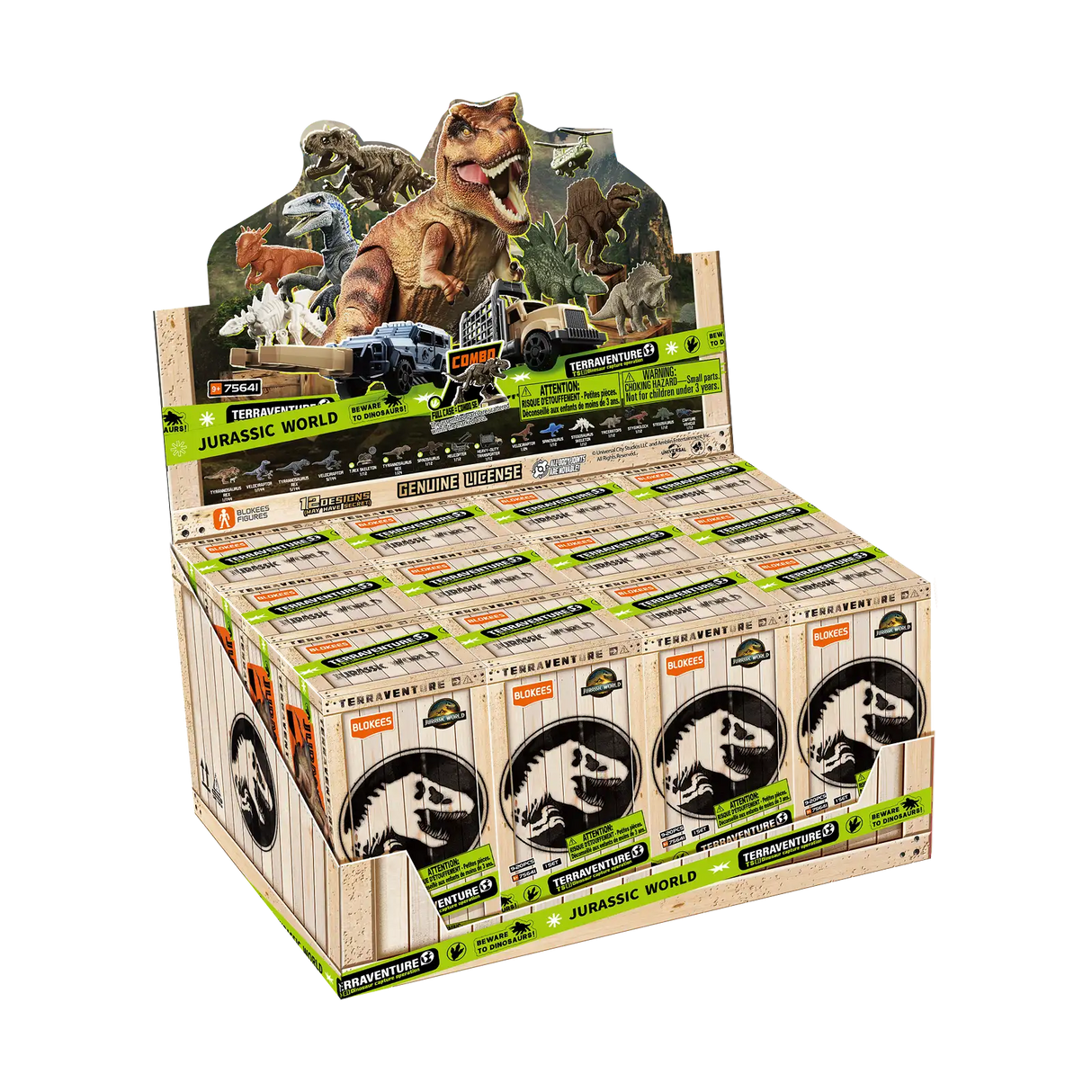 Blokees Jurassic World Terraventure TS 01 Dinosaur Capture Operation Model Kit Blind Box 75641
