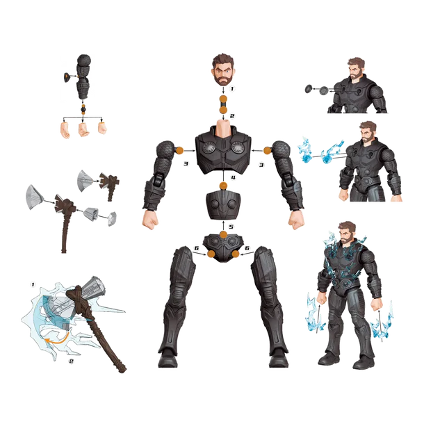 Blokees Marvel Infinity Saga Champion Class 02 Thor Model Kit 73921