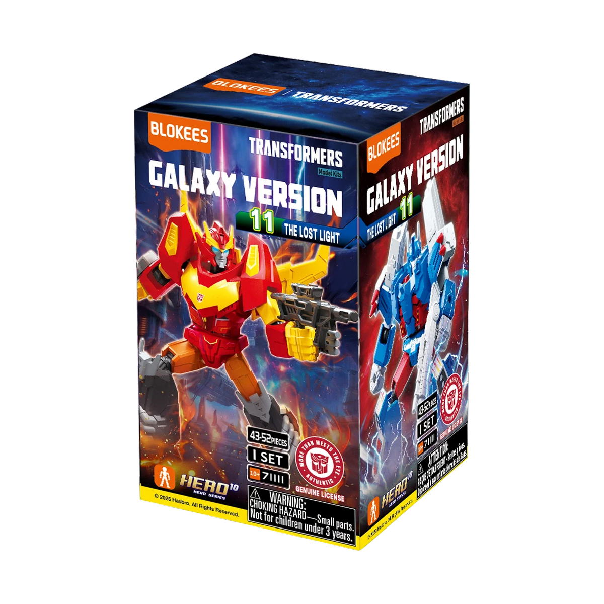 Blokees Transformers Galaxy Version 11 The Lost Light Action Figure Model Kit Blind Box 71111