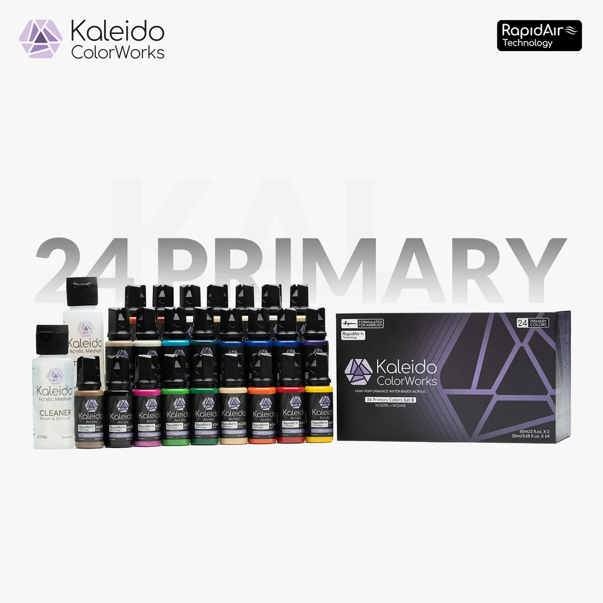 Gaahleri Kaleido ColorWorks 24 Primary Colors Set B