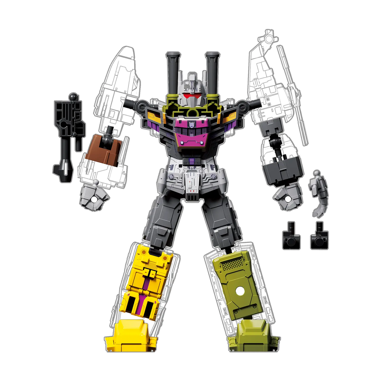 Blokees Transformers Defender Version Bruticus Kits Combining Accessory Model Kits 71421