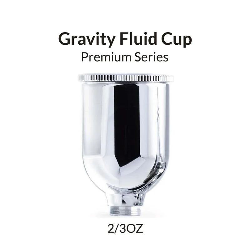 Gaahleri Airbrush Cup Ultra Mirror-Level Gravity Fluid Airbrush Cup