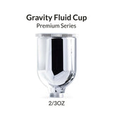 Gaahleri Airbrush Cup Ultra Mirror-Level Gravity Fluid Airbrush Cup