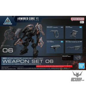 30MM Armored Core VI Fires of Rubicon Option Parts 06 Weapon Set 06 Scale Model Kits