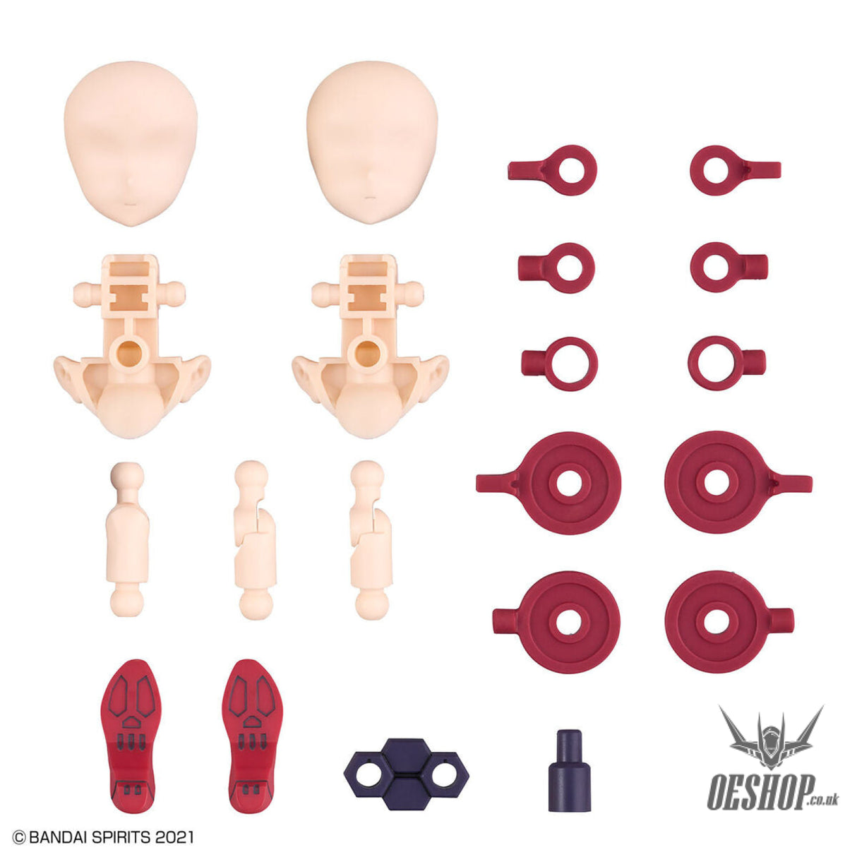 30MS OP-06 Option Parts Set 6 (Chaser Costume) (Color A) Scale Model Kits