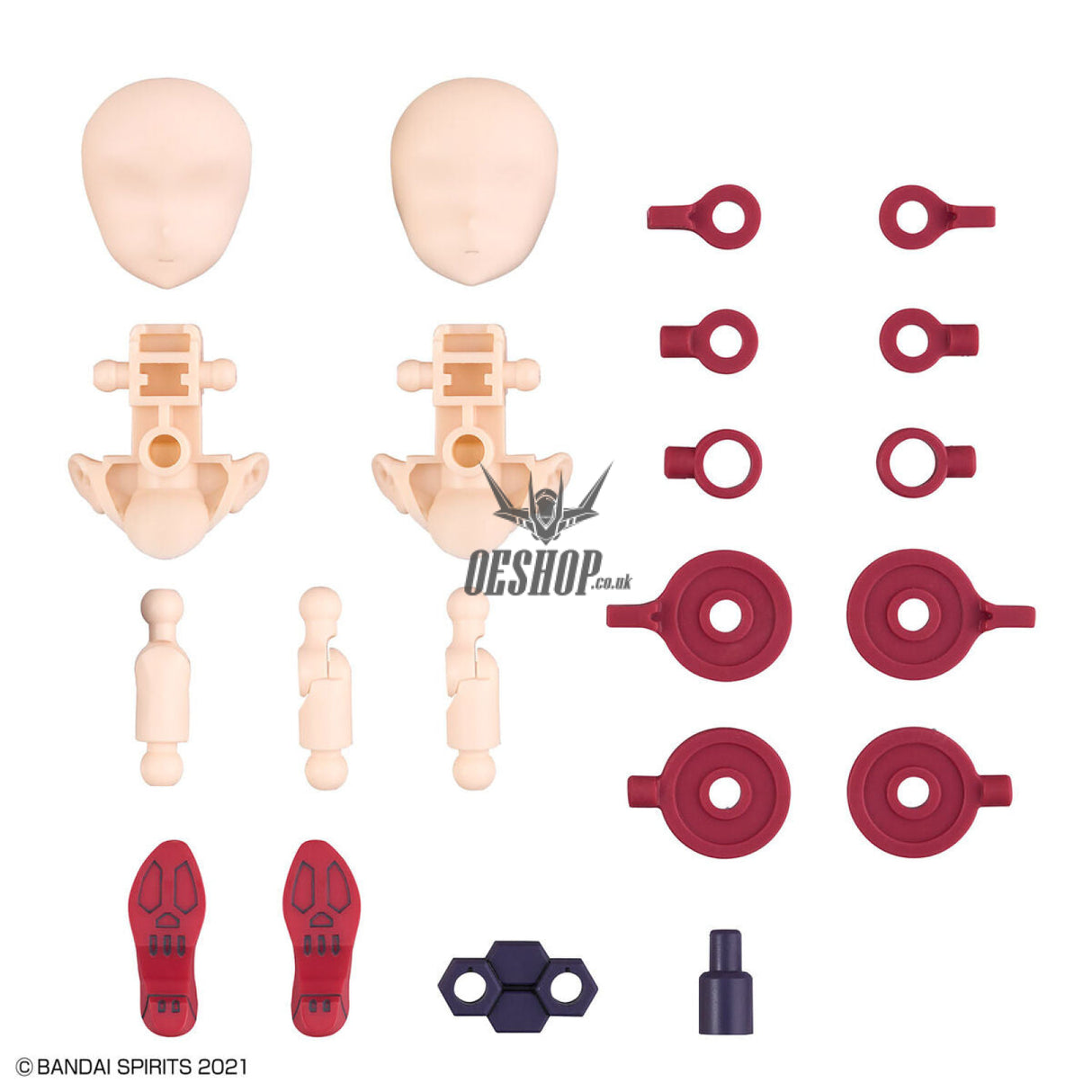 30MS OP-06 Option Parts Set 6 (Chaser Costume) (Color A) Scale Model Kits