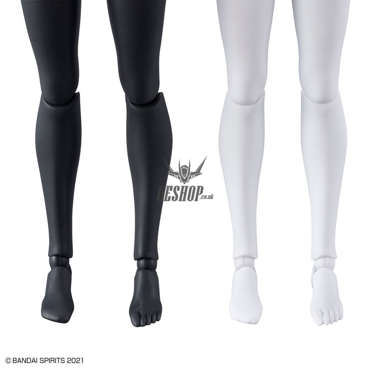 30MS Option Body Parts OB-12 Arm & Leg Parts (White/Black) Scale Model Kits