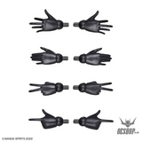 30MS Option Hand Parts (White/Black) Scale Model Kits