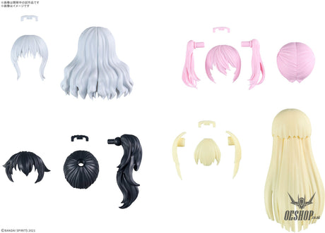 30MS Optional Hairstyle Parts Vol.11 1Box (4pcs) Scale Model Kits