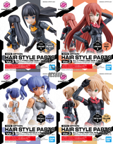 30MS Optional Hairstyle Parts Vol.3 1Box (4pcs) Scale Model Kits