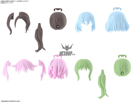 30MS Optional Hairstyle Parts Vol.9 1Box (4pcs) Scale Model Kits