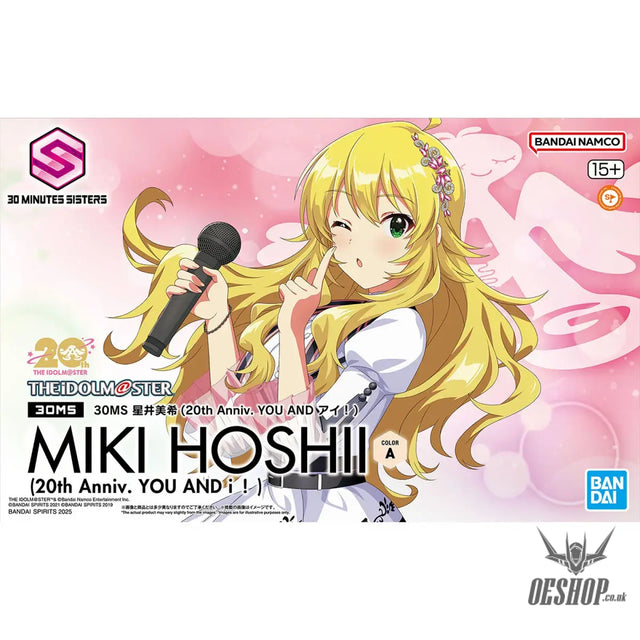 30MS THE iDOLM@STER Miki Hoshii (20th Anniversary YOU AND AI!) Scale Model Kits