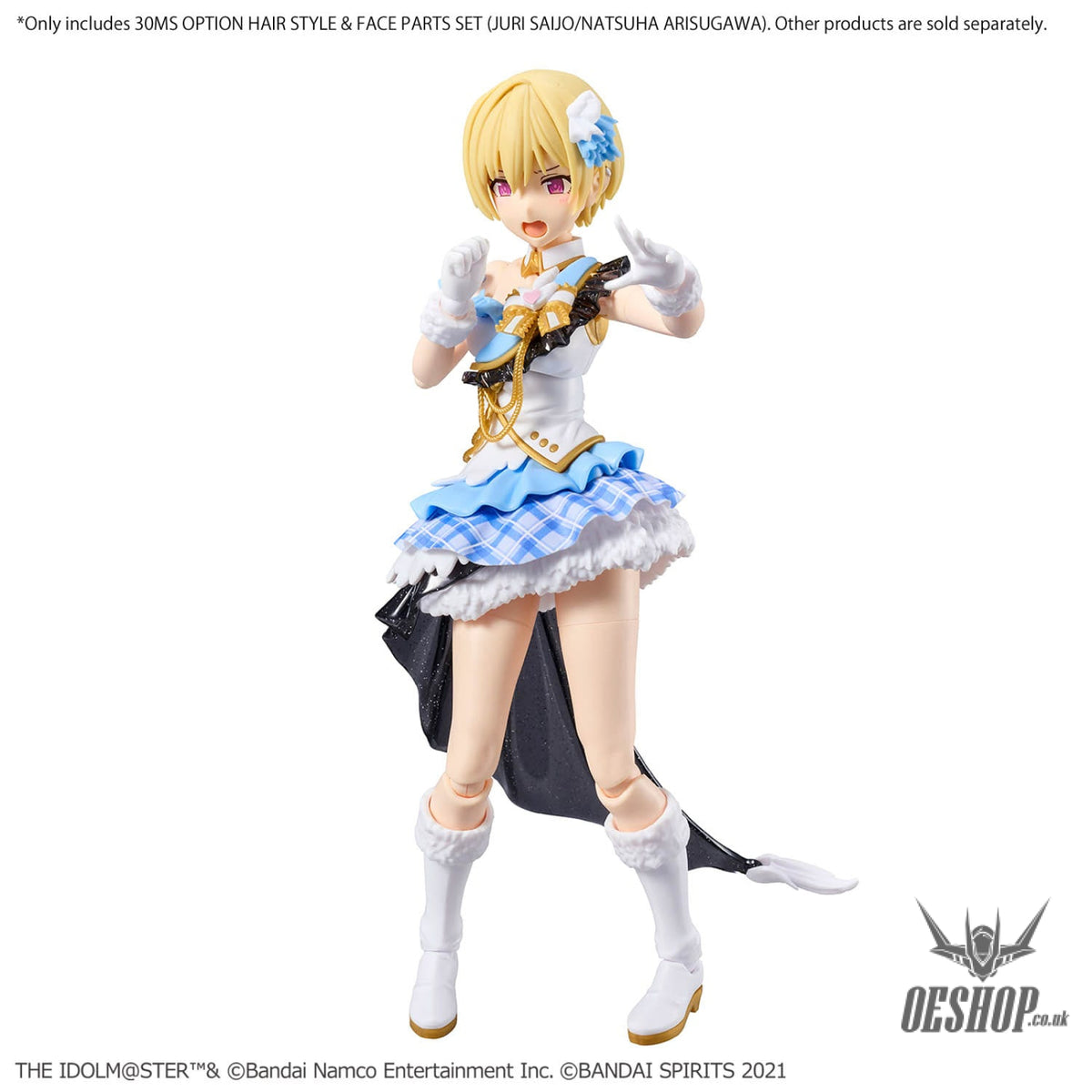 30MS THE iDOLM@STER SHINY COLORS Option Hair Style & Face Parts Set (Juri Saijo/Natsuha Arisugawa) - Scale Model Kits