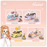LOZ Mini Block 4208 Bunny radish carr - 242 Pcs Model Bricks Building Blocks