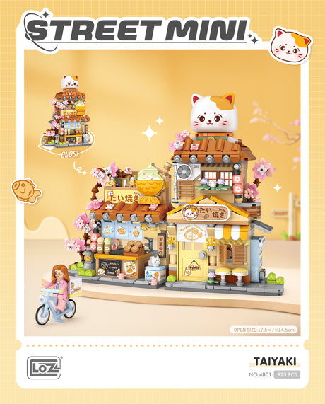 LOZ Mini Block 4801 Taiyaki shop - 523 Pcs Model Bricks Building Blocks