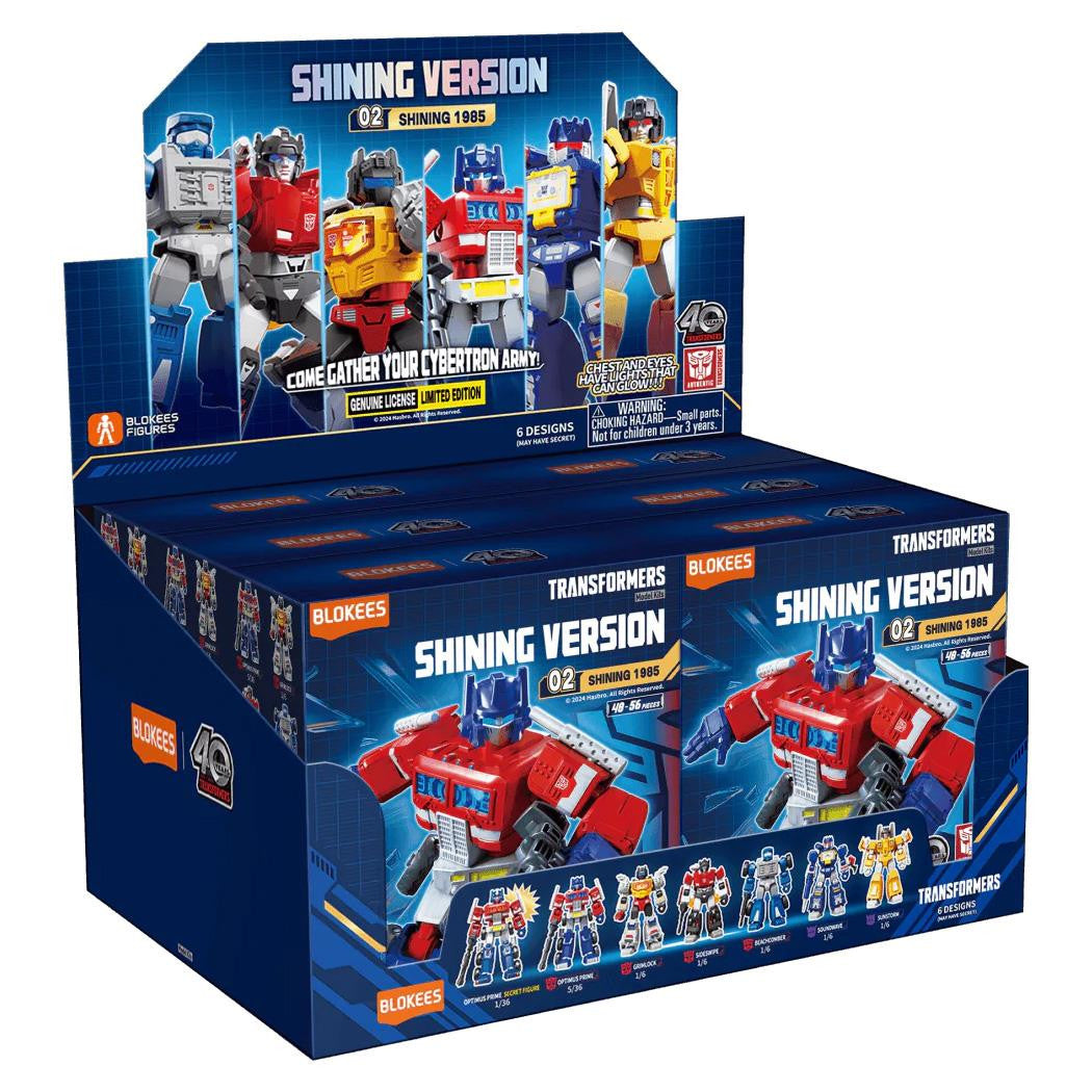 Blokees Transformers Shining Version 02 Shining 1985 Action Figure Model Kit Blind Box 71122
