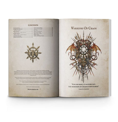 Pre-order Warhammer The Old World: Arcane Journal: Warriors of Chaos 08-02