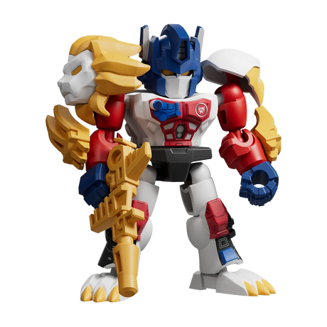 Blokees Transformers Defender Version 07 Power of the Beast Model Kits Figure Blind Box 71407