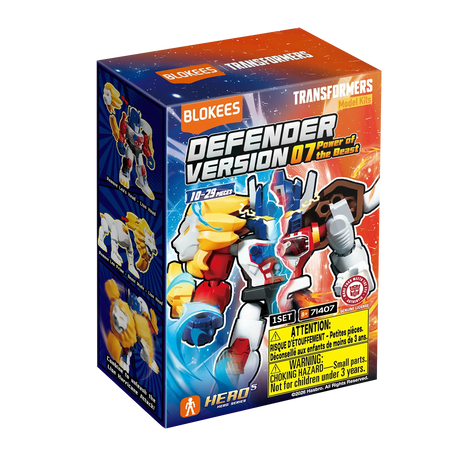 Blokees Transformers Defender Version 07 Power of the Beast Model Kits Figure Blind Box 71407