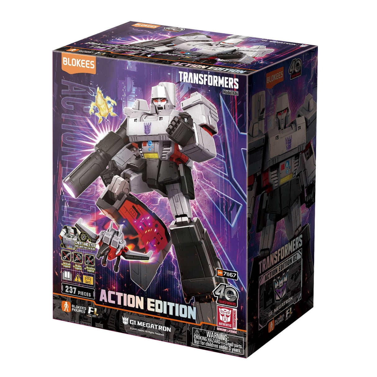 Blokees Transformers Action Edition 02 G1 Megatron Action Figure Model Kit 71167