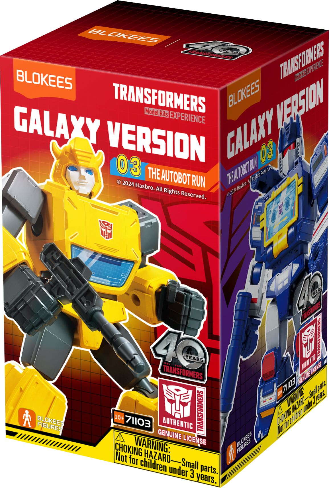 Blokees Transformers Galaxy Version 03 The Autobot Run Action Figure Model Kit Blind Box