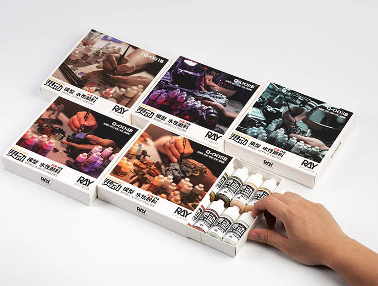 RAY STUDIO (QUICK IDEA) Model Acrylic-Colors