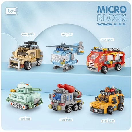 LOZ Micro Block 8621 SUV - 150 Pcs Model Bricks Building Blocks