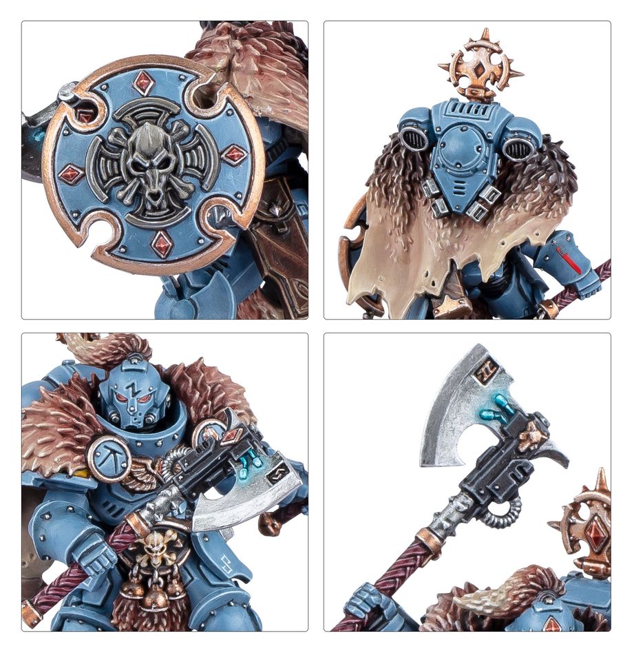 Warhammer 40,000 Space Wolves: Wolf Guard Headtakers 53-38