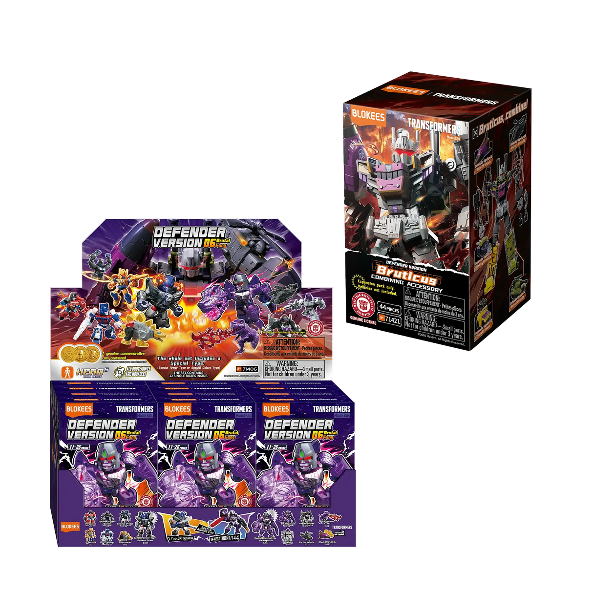 Blokees Transformers Defender Version Bruticus Kits Combining Accessory Model Kits 71421