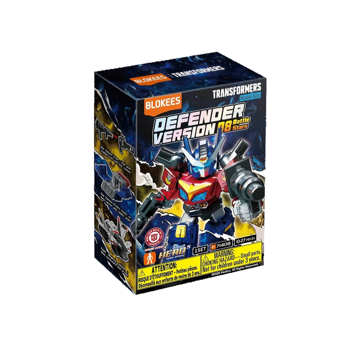 Blokees Transformers Defender Version 08 Battle Stars Model Kits Figure Blind Box 71408