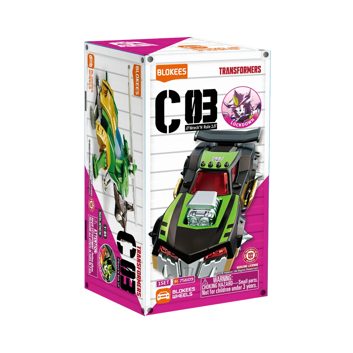 Blokees Transformers Wheels Transformers C03 Wreck'N Rule 2 Model Kits Blind Box 75609