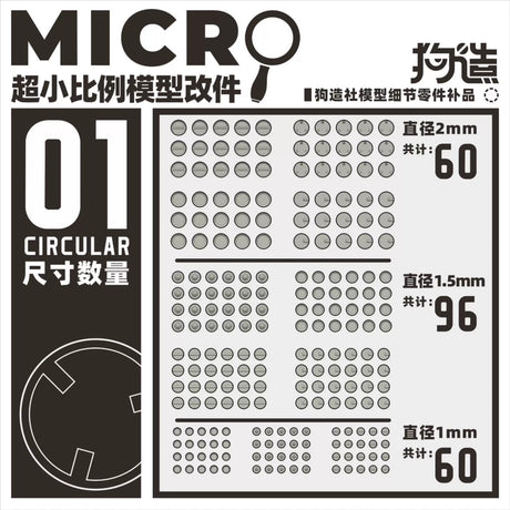 GZ Studio MICRO Series Detail Upgrade Parts 3D Print for Mini Scale Models