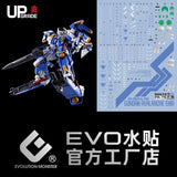 EVO E-r75 RG Avalanche-Exia Gundam UV Evolution Studio Decals