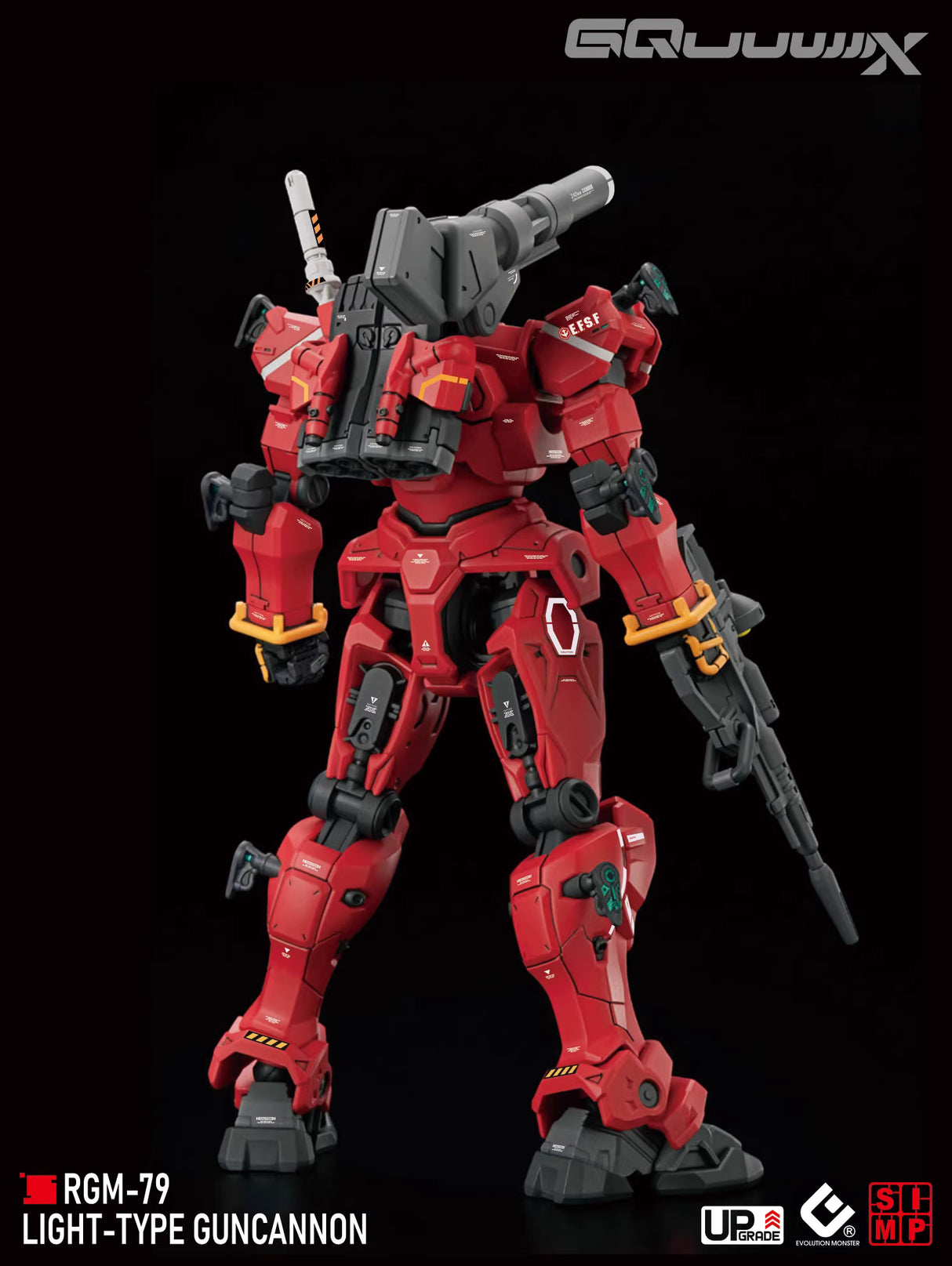 EVO - E-HG GQ-5 (UV) HG GQuuuuuuX Light-type Guncannon  Evolution Studio Decals