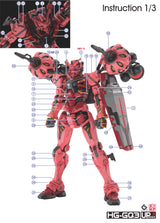 EVO - E-HG GQ-3 (UV) HG GQuuuuuuX Red Gundam & White Gundam  Evolution Studio Decals