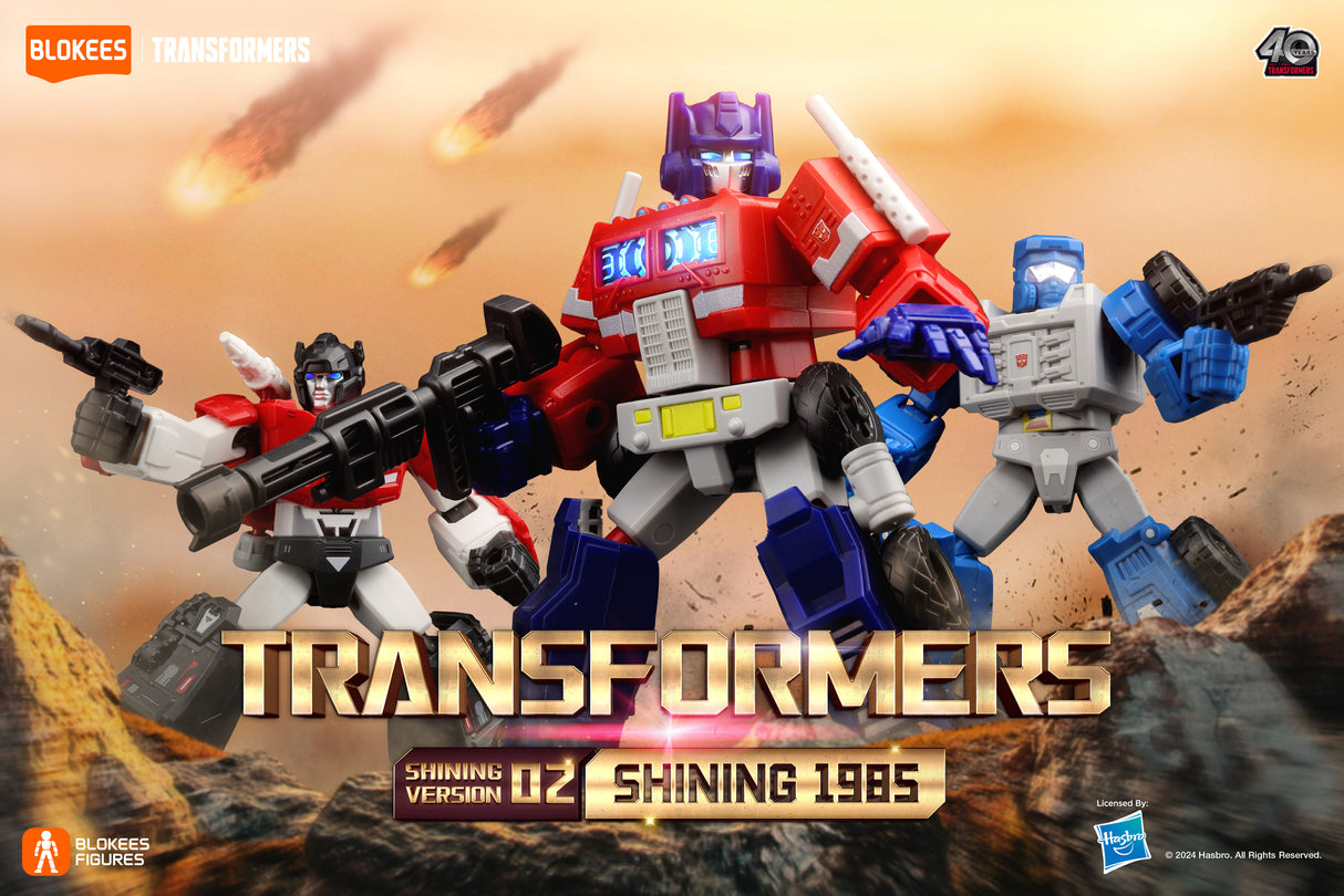 Blokees Transformers Galaxy Shining Version 02 Shining 1985 Action Figure Model Kit Blind Box