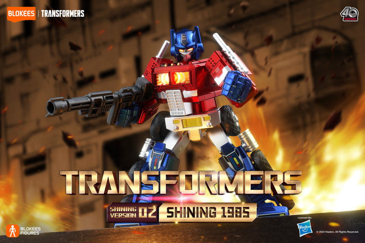 Blokees Transformers Galaxy Shining Version 02 Shining 1985 Action Figure Model Kit Blind Box