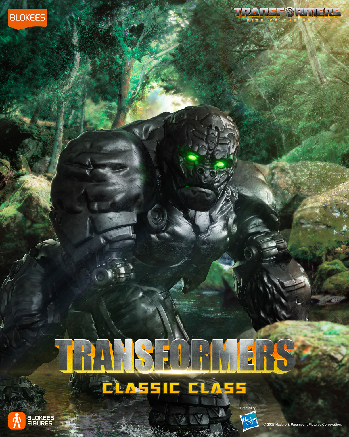 Blokees Transformers Classic Class 04 Optimus Primal Beast Action Figure Model Kit