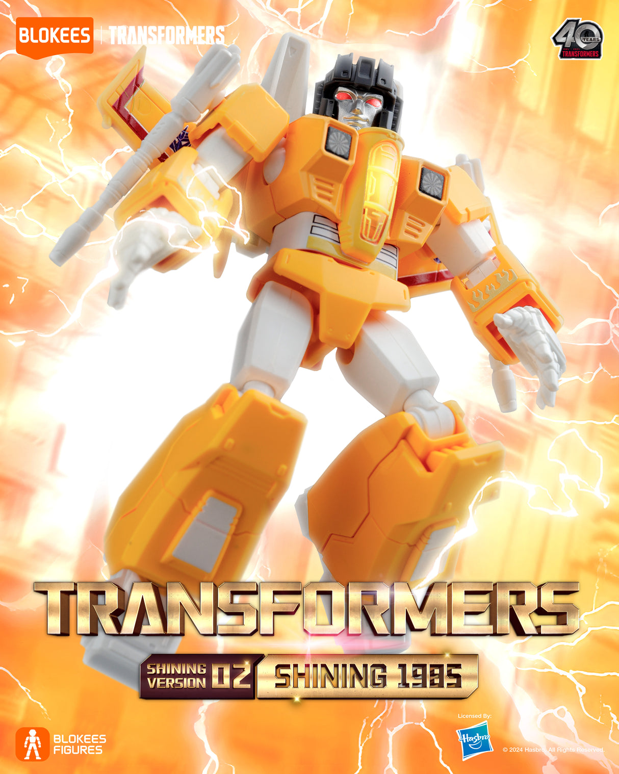 Blokees Transformers Galaxy Shining Version 02 Shining 1985 Action Figure Model Kit Blind Box