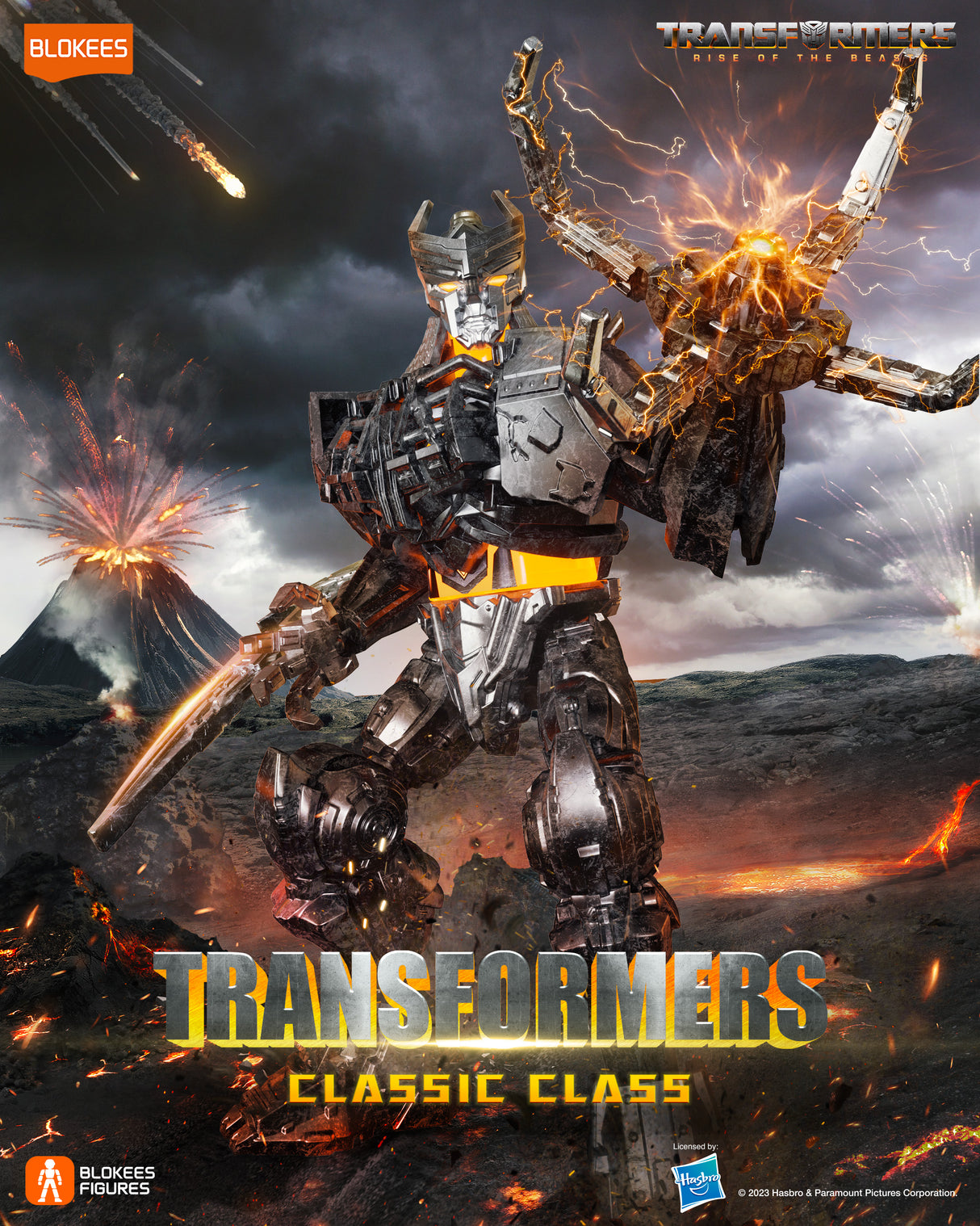 Blokees Transformers Classic Class 03 Scourge Action Figure Model Kit