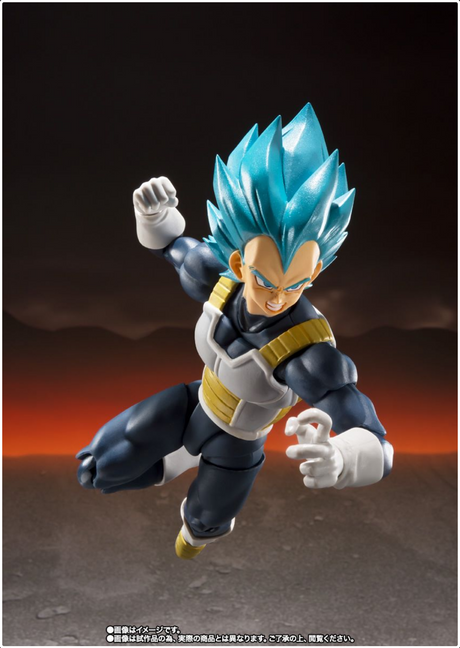 Bandai Tamashii S.H.Figuarts Dragon Ball Super Saiyan God Super Saiyan Vegeta (15th Anniversary Ver.)